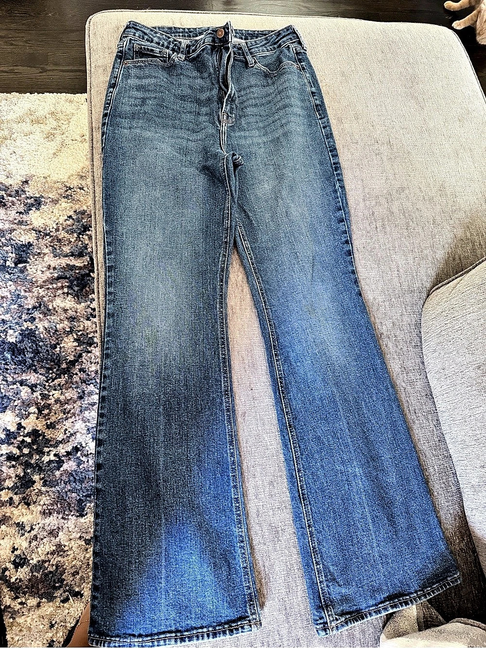 Women's Blue Flare Jeans